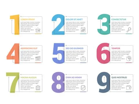 Numbers Stock Illustration