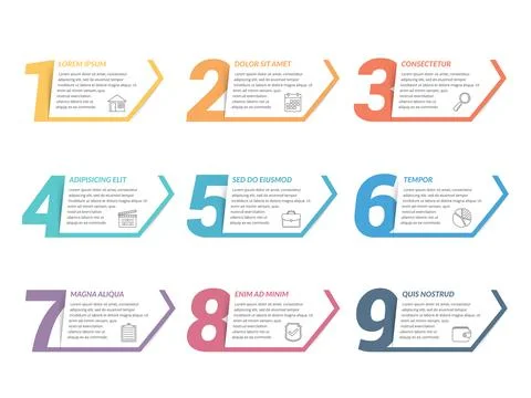 Numbers Stock Illustration