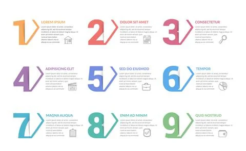 Numbers Stock Illustration