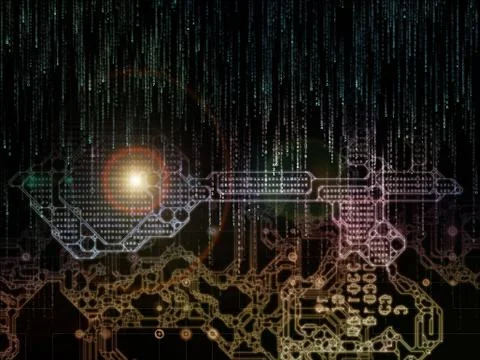 Numbers of Key Code Stockillustratie