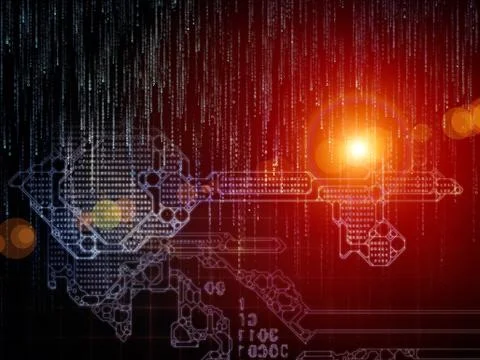 Numbers of Key Code 스톡 일러스트