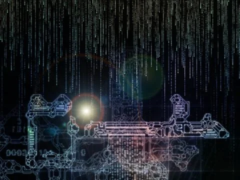 Numbers of Key Code 스톡 일러스트