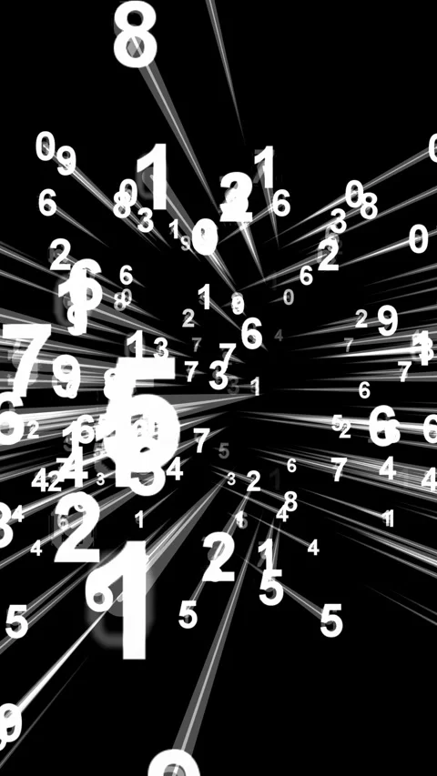 Numbers Madness Into Graphic Animation For Advertisement Stock Footage 290931301