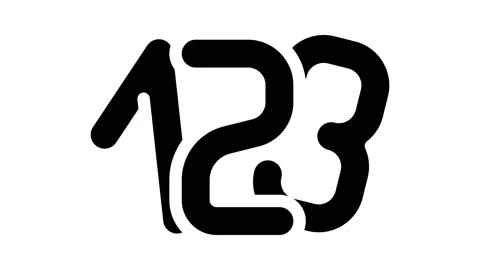 Numbers math science education glyph icon animation Stock Footage 326744970