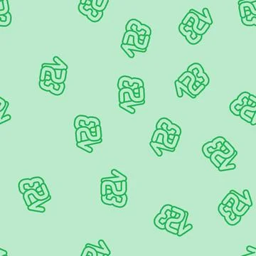 Numbers math science education line vector seamless pattern Stock Illustration