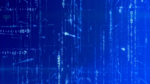 Numbers matrix. animation Stock Footage 70868833