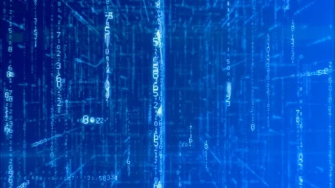 Numbers matrix. animation Stock Footage 70967266