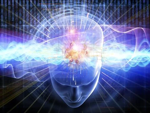 Numbers of the Mind Stock Illustration