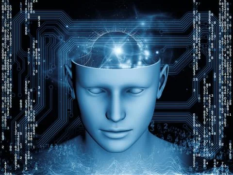 Numbers of the Mind Stock Illustration