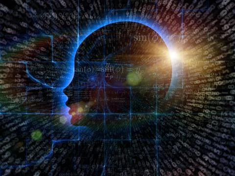 Numbers of the Mind Stockillustratie