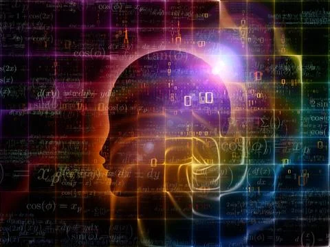 Numbers of the Mind Stock Illustration