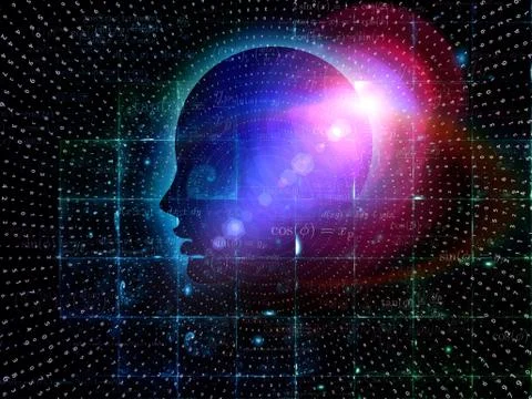 Numbers of the Mind Stock Illustration