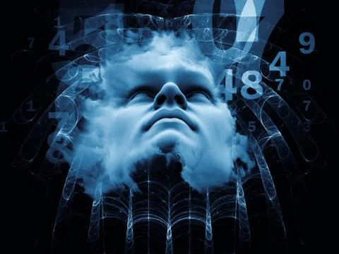 Numbers of the Mind Stock Illustration