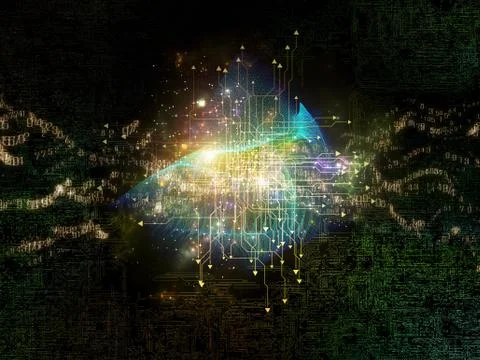 Numbers of Network 库存插图