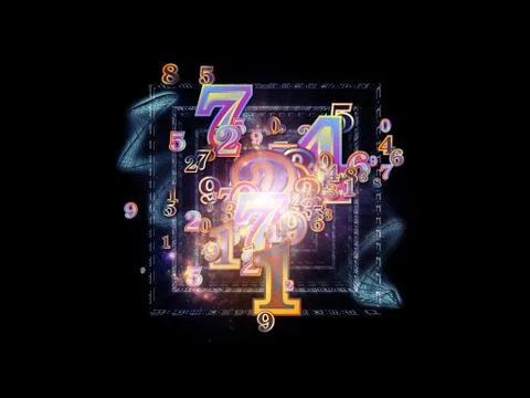 Numbers of Numbers 스톡 일러스트