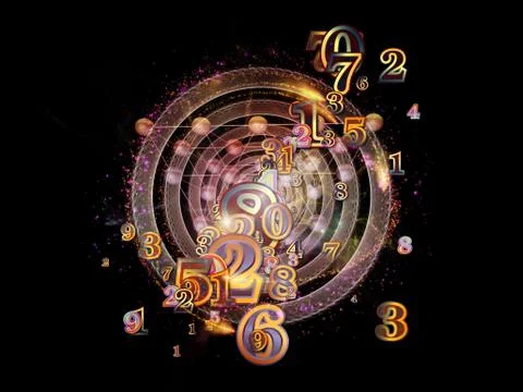Numbers of Numbers 스톡 일러스트
