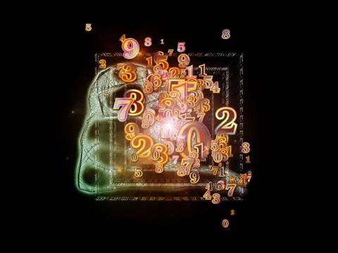 Numbers of Numbers 스톡 일러스트