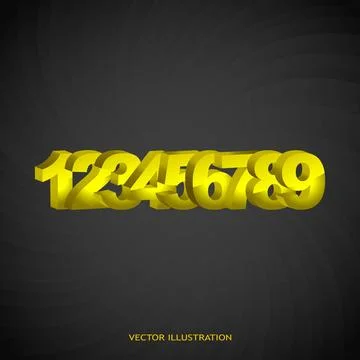 Numbers. Numbers. Usable for different design. Copyright: xZoonar.com/KURK... 写真素材