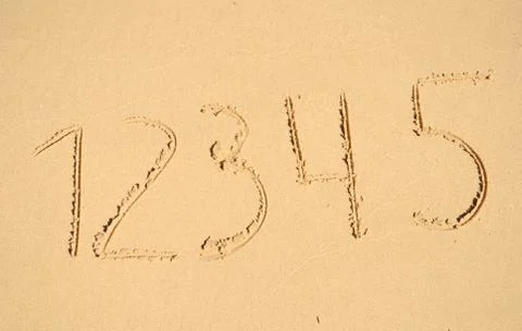 Numbers 写真素材