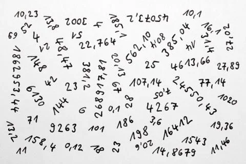 Numbers Stock Photos