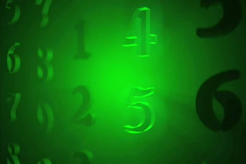 Numbers scroll lines Stock-Footage 576696
