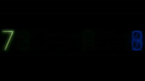 Numbers scrolling across the screen,finance digital tech data background. Stock Footage 776771