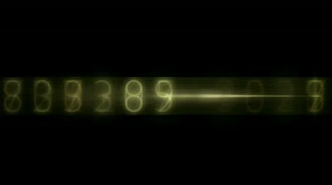 Numbers scrolling across the screen,finance digital tech data background. Stock Footage 776820