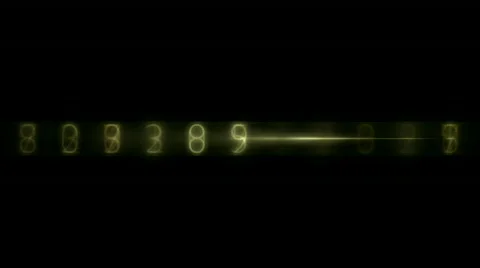 Numbers scrolling across the screen,finance digital tech data background. Stock-Footage 776945