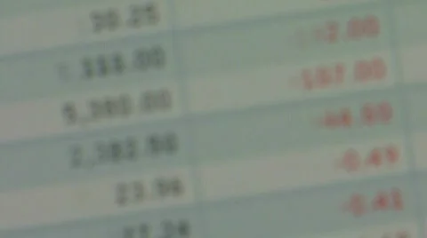 Numbers scrolling Stock Footage 845280