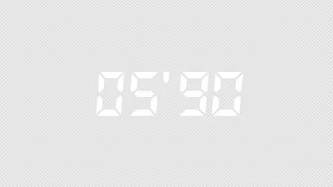Numbers on a stopwatch counting from 0 to 30 seconds Stock Footage 341497329