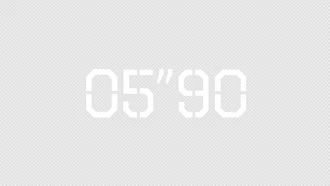 Numbers on a stopwatch counting from 0 to 30 seconds Stock Footage 341497376
