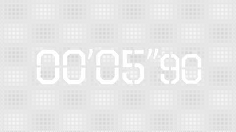 Numbers on a stopwatch counting from 0 to 30 seconds Stock Footage 341498618