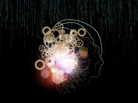 Numbers of Technology Stock Illustration