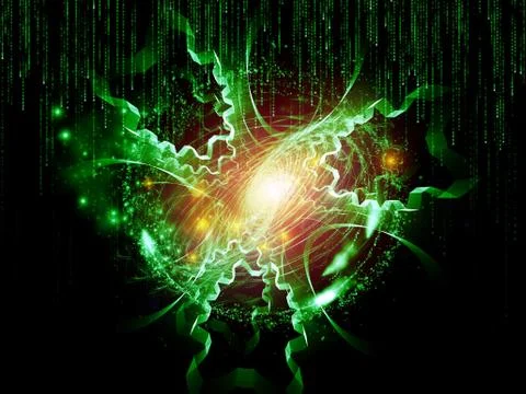 Numbers of Technology Stock Illustration