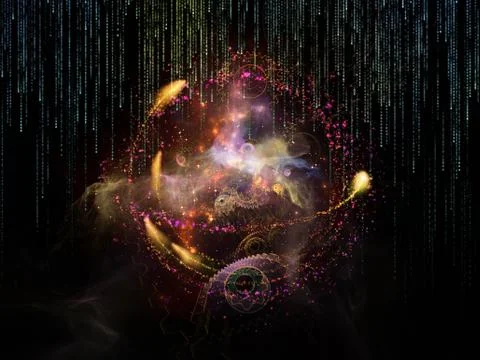Numbers of Technology イラスト素材