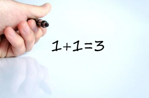 Numbers text concept Foto stock