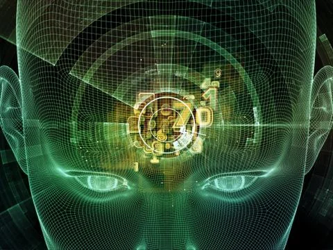 Numbers of Thought Stockillustratie