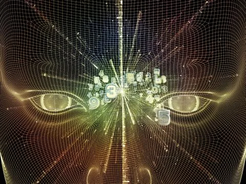 Numbers of Thought Illustrazione stock