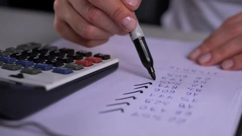 Numbers ticking Stock Footage 150098330