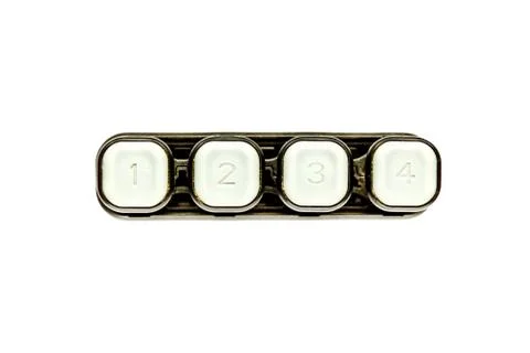 Numbers on varigrip Foto stock