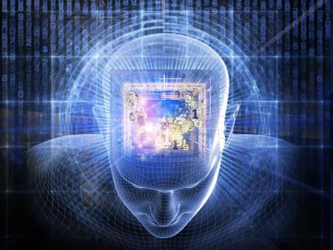 Numbers Within Illustrazione stock