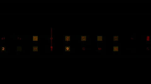 Numbers &amp; words scrolling across the screen,finance digital tech data backgroun Stock Footage 776290