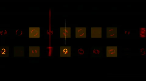 Numbers &amp; words scrolling across the screen,finance digital tech data backgroun Stock Footage 776312