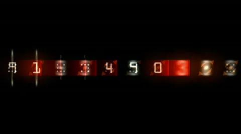 Numbers &amp; words scrolling across the screen,finance digital tech data backgroun Stock Footage 776399