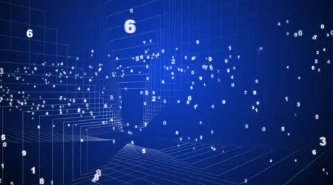 Numbers World 2 Stock Footage 23457845