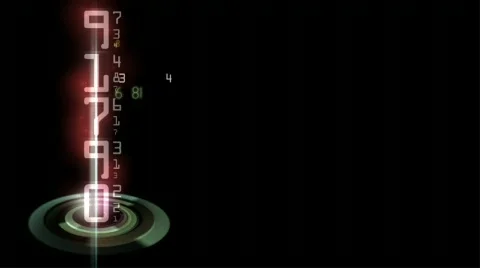 Numberspiral Stock Footage 536333
