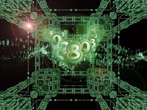 Numeric Abstraction 库存插图