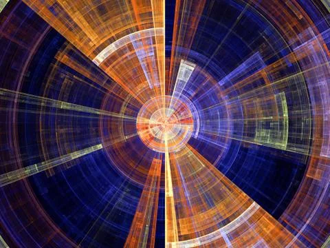 Numeric Burst Rotation 库存插图