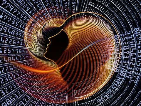 Numeric Calculations Stock Illustration