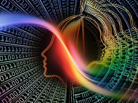 Numeric Calculations Stock Illustration